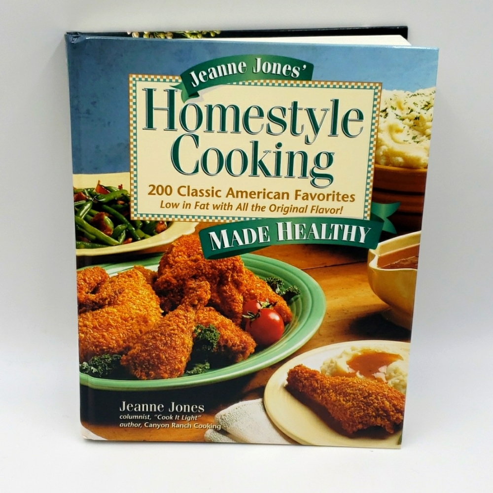 2/$10 Jeanne Jones Homestyle Cooking 200 Classic American Favorites Made Healthy